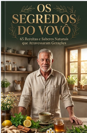 Capa do ebook Os Segredos do Vovô — 65 Receitas e Saberes Naturais que Atravessaram Gerações